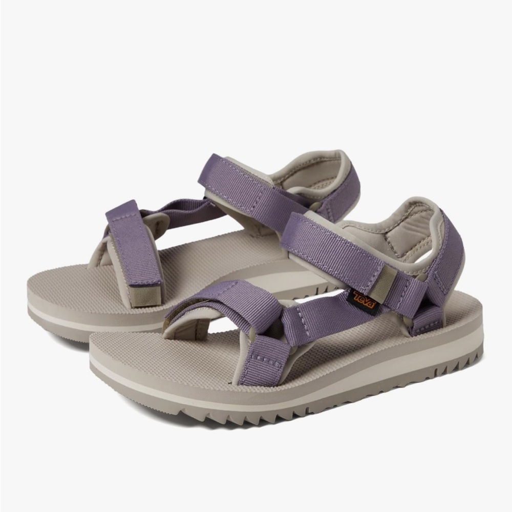 Teva Purple Sandals with Adjustable Straps and Durable Sole